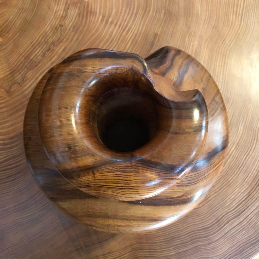 屋久杉木製 花瓶