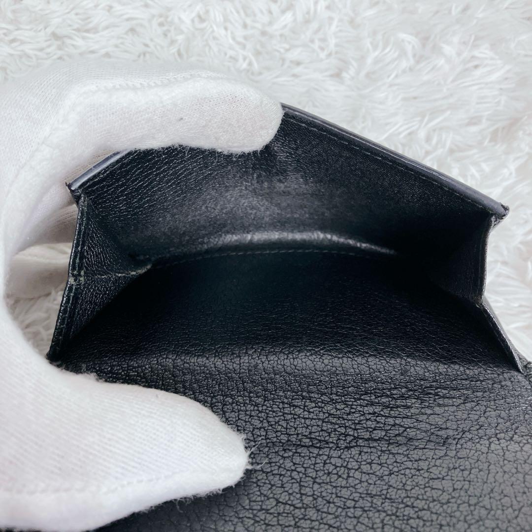 ミュウミュウ 折り財布 5ML014バイカラー マドラスレザー ブラック 黒