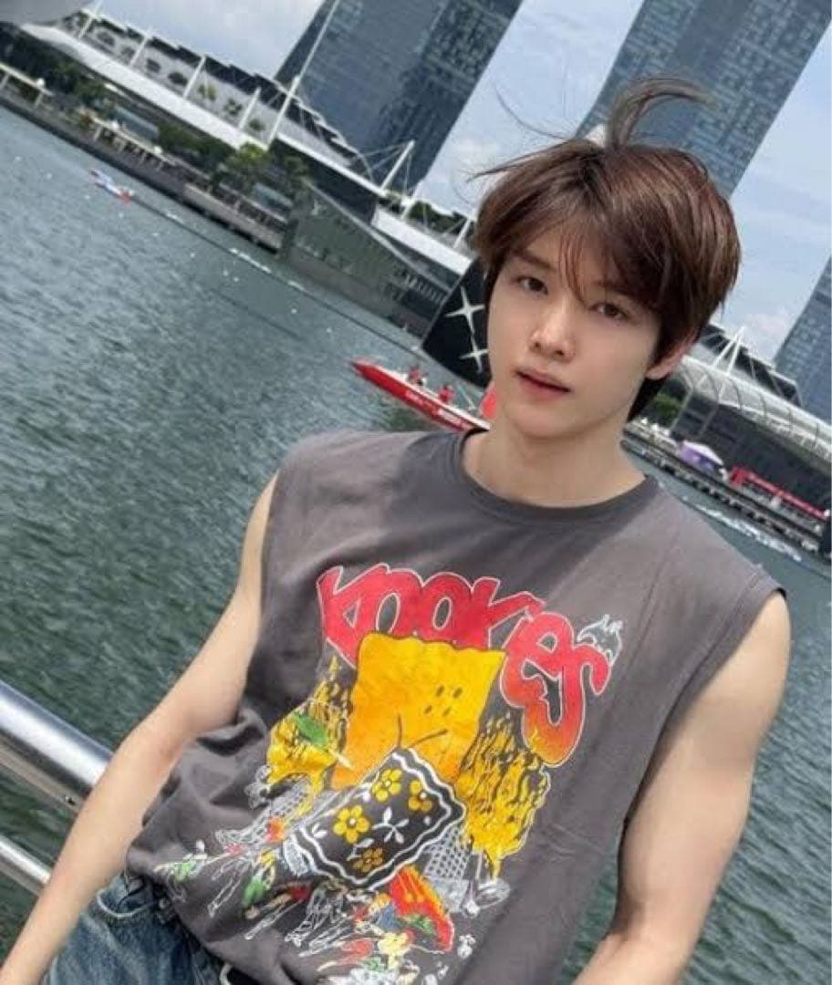 20/-天竺　ノースリーブBIG-T（BUSTER PECKISH BOWYpt