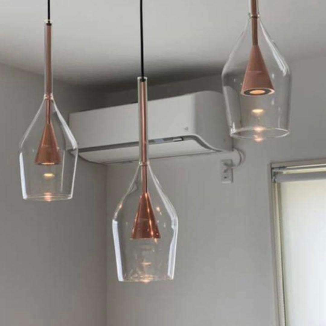 新品未使用☆ペンダントライト 3個セット KOIZUMI コイズミ クリアガラス