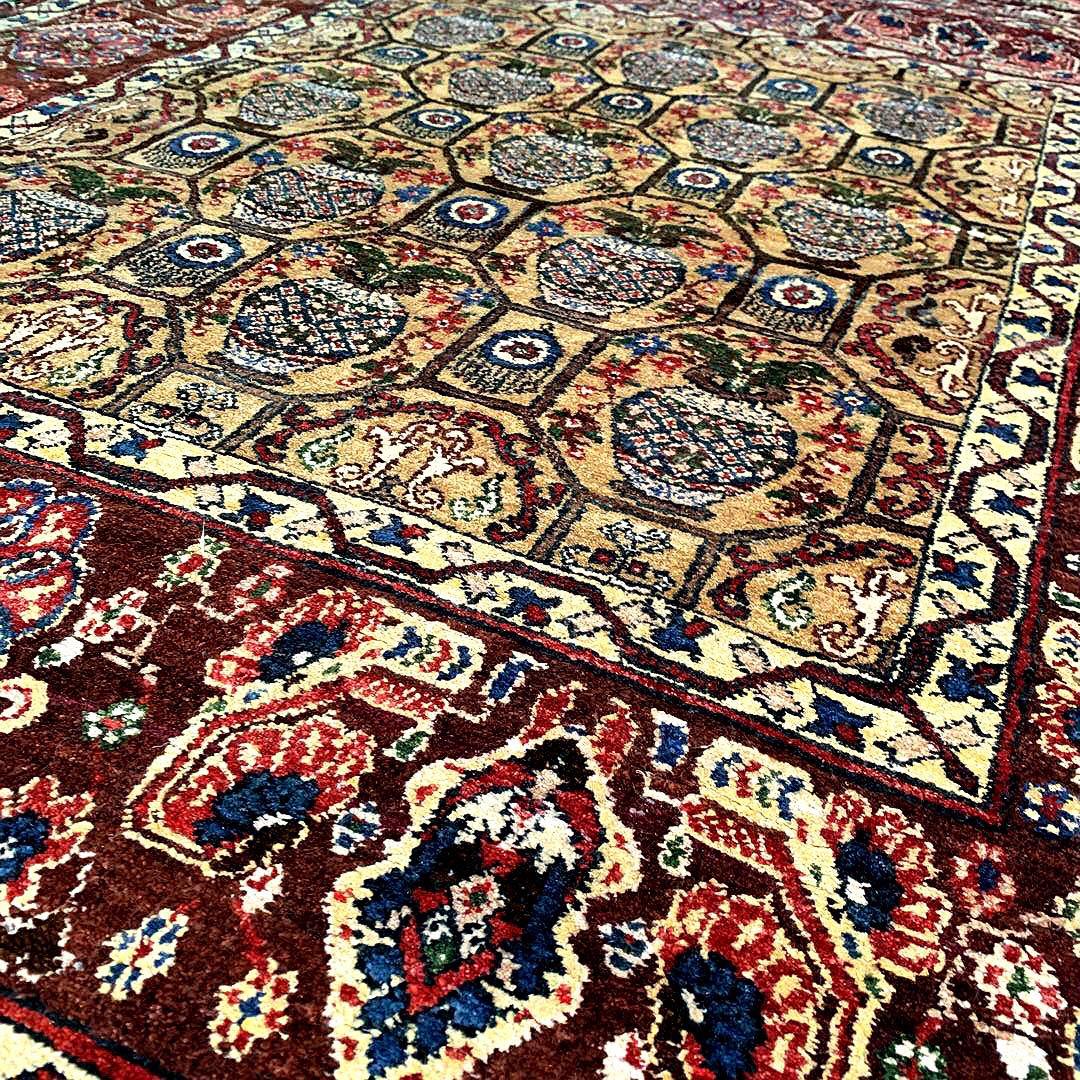 アフガニスタン絨毯　レア柄　手織り　ペルシャ　パキスタン