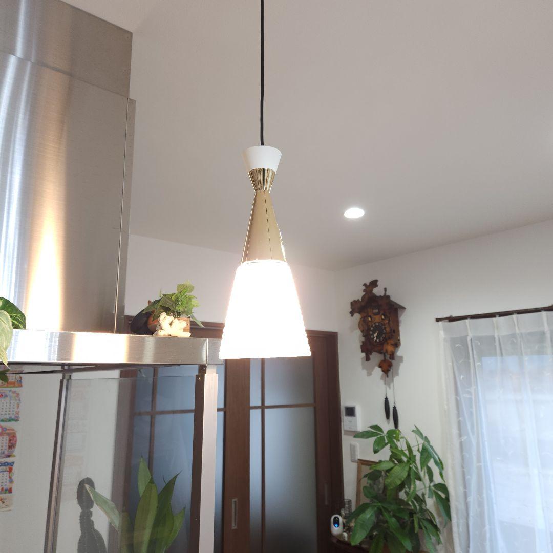 モダンペンダントライト ゴールド クリア