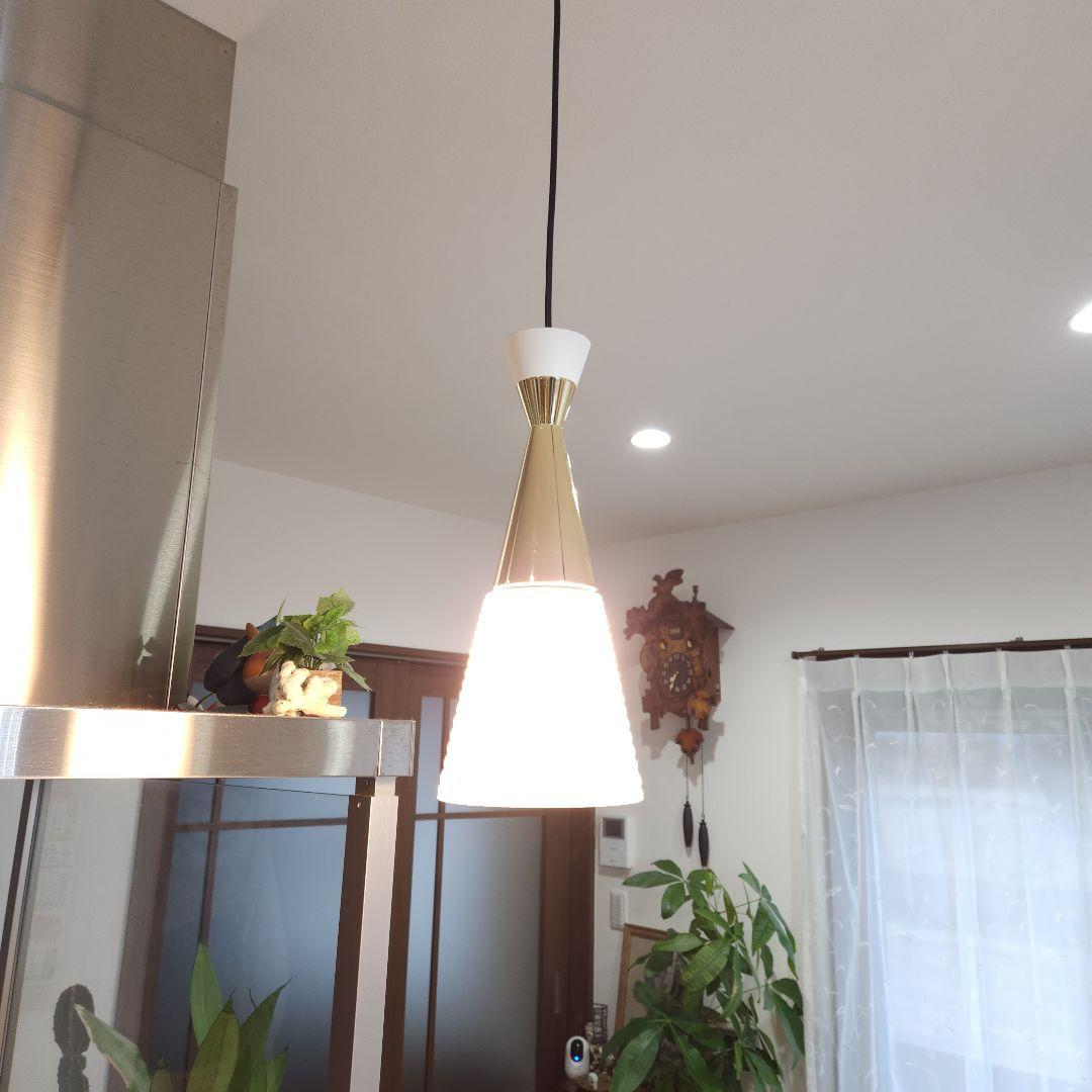 モダンペンダントライト ゴールド クリア