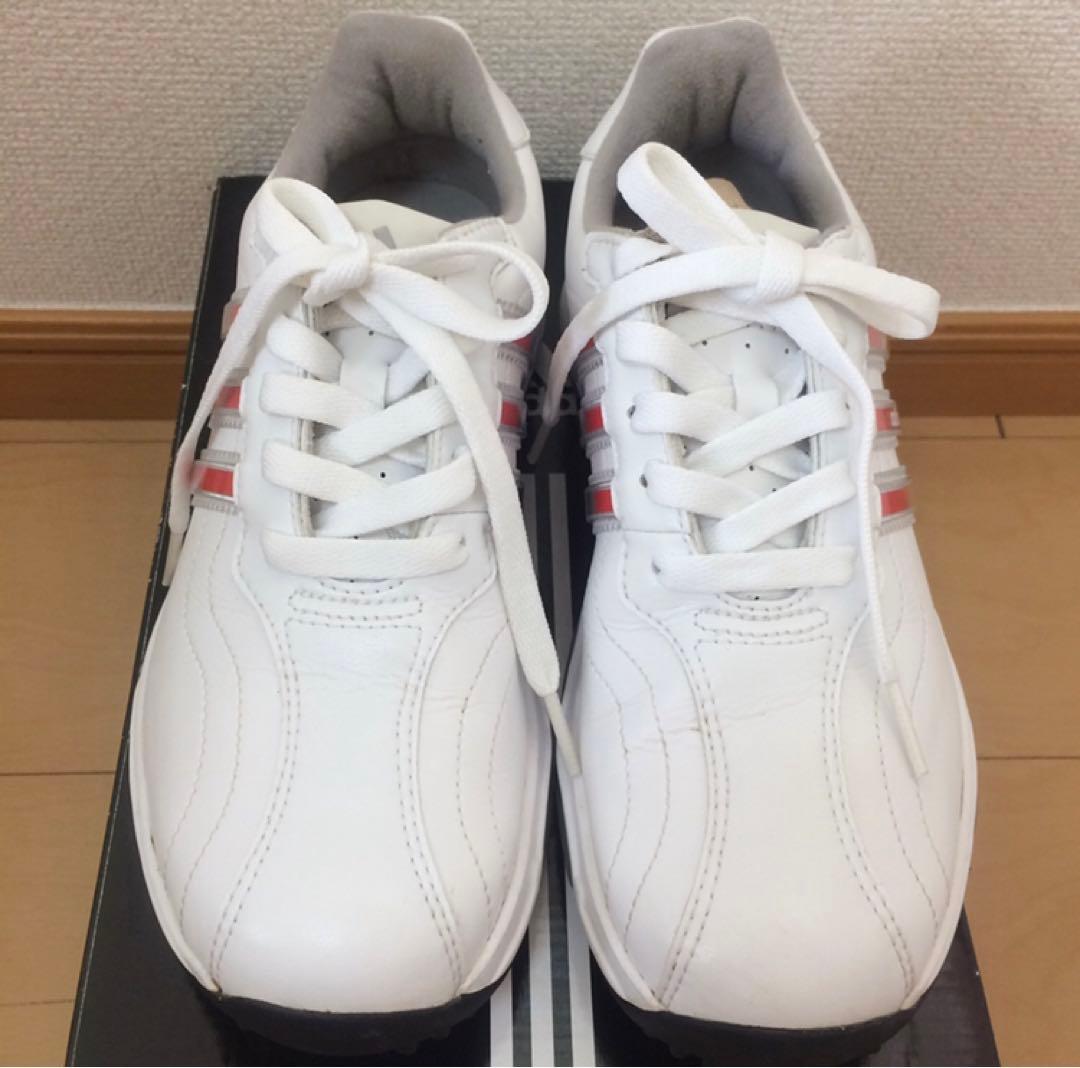 新品同様★アディダスゴルフシューズ★レディース★23cmセンチ