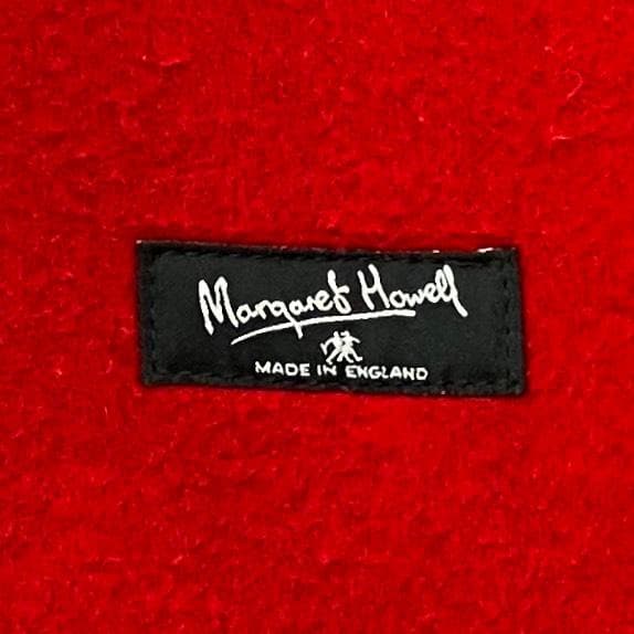 極美品✨マーガレットハウエル ダッフルコート 英国製 木製トグル レッド 赤