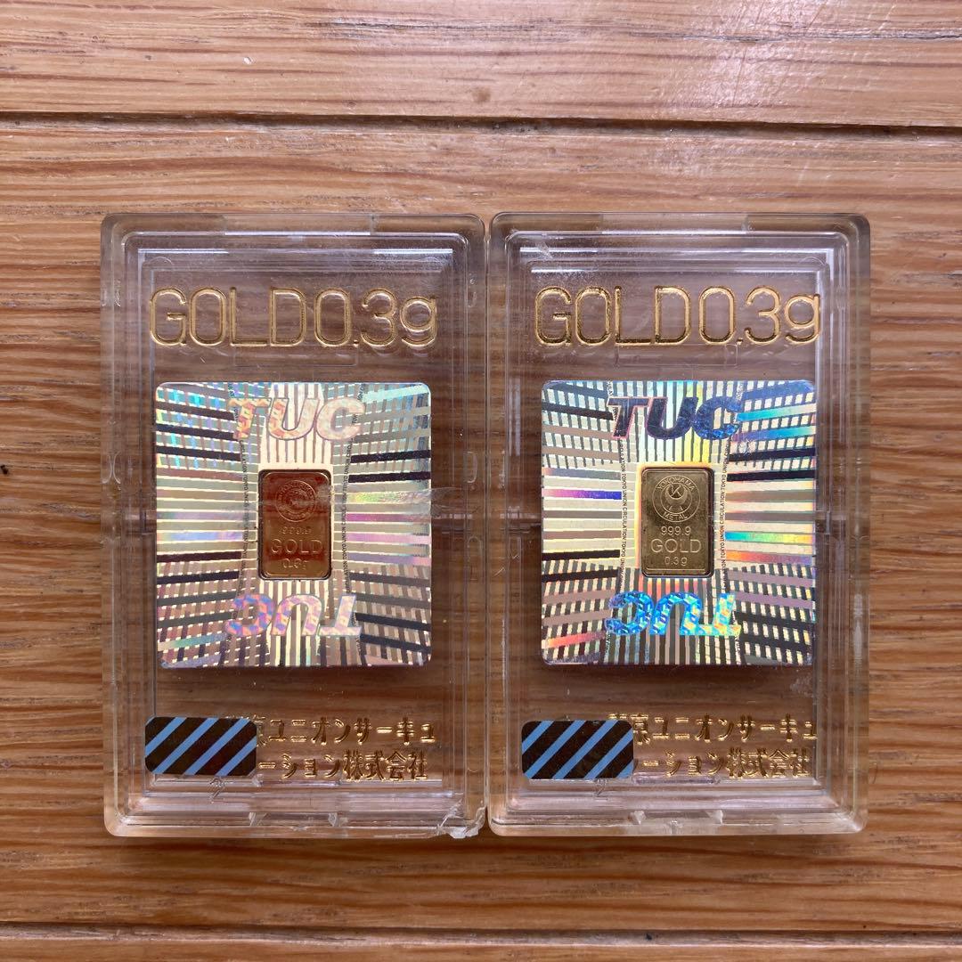 【2個セット】　TUC GOLD 0.3g 景品 20年以上前の品