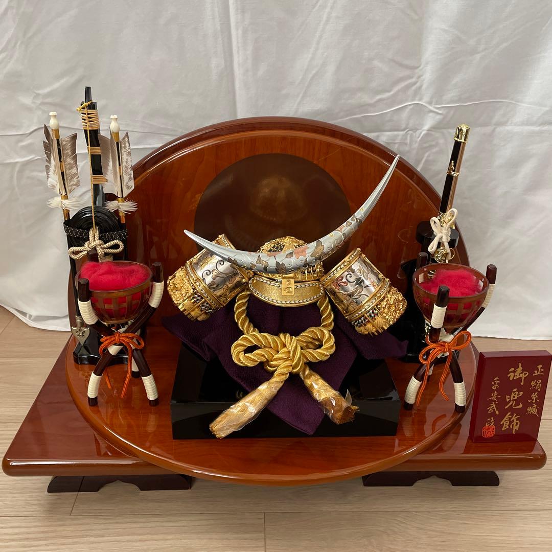 五月人形　御兜飾　伊達