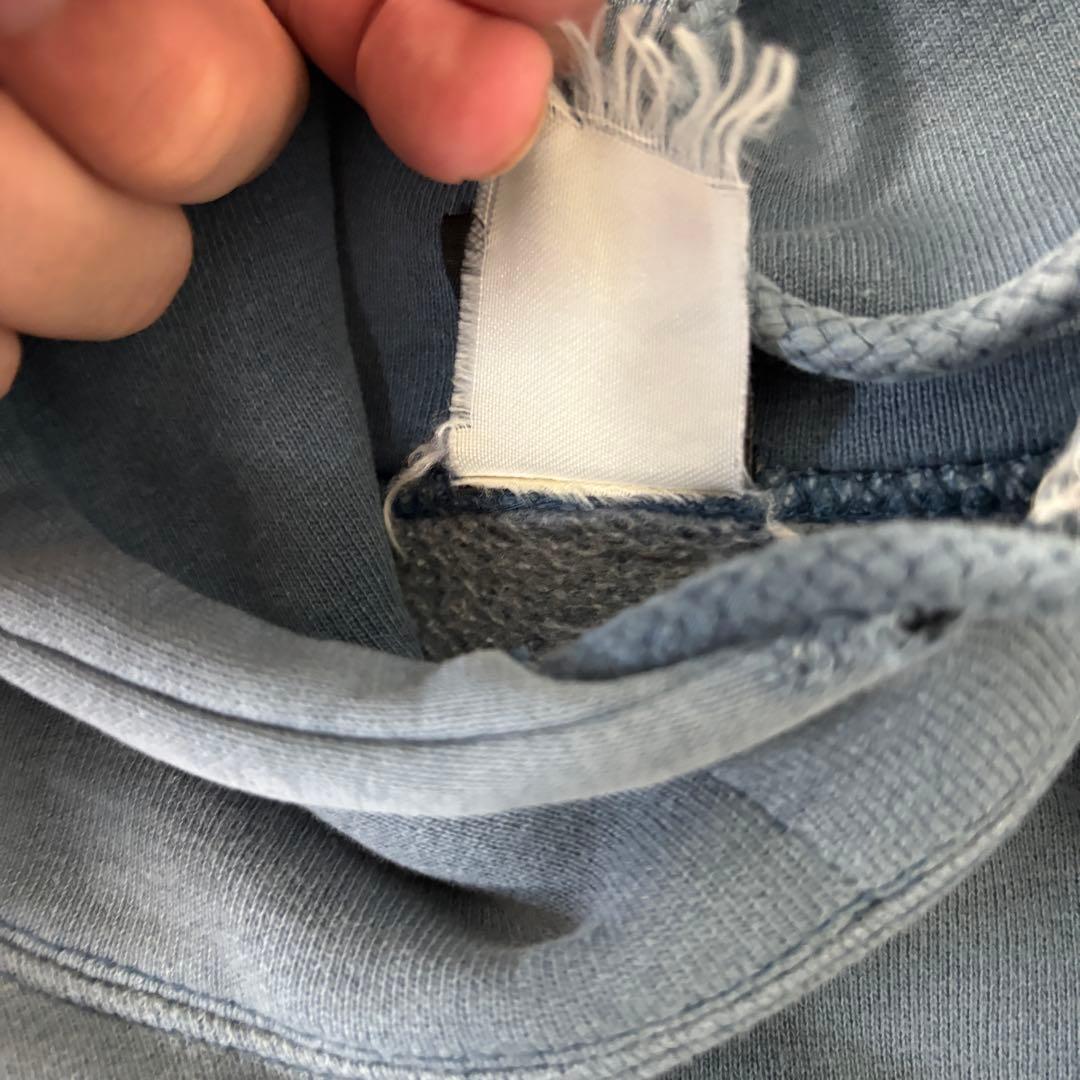 Old Quiksilver パーカー フェード バックロゴ オールドスケート