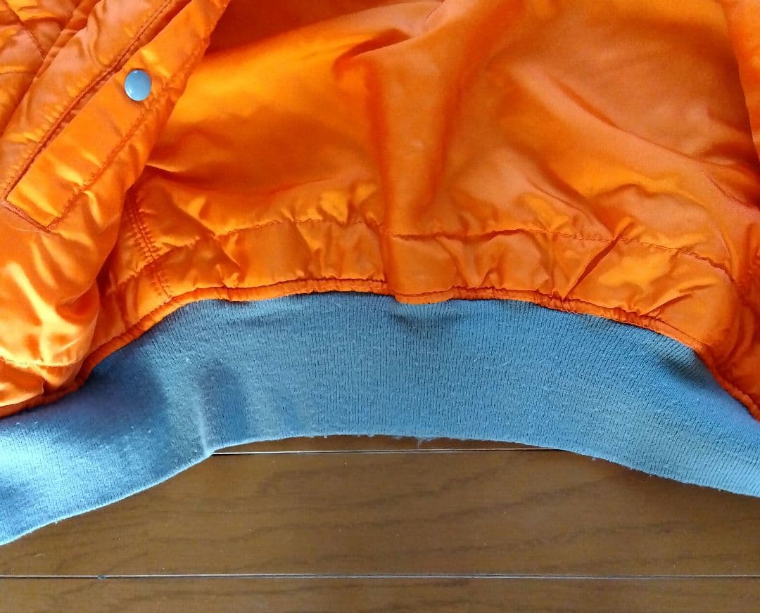 ぱ*な様 80s−90s ALPHA MA-1 IDEALジップ　USA製