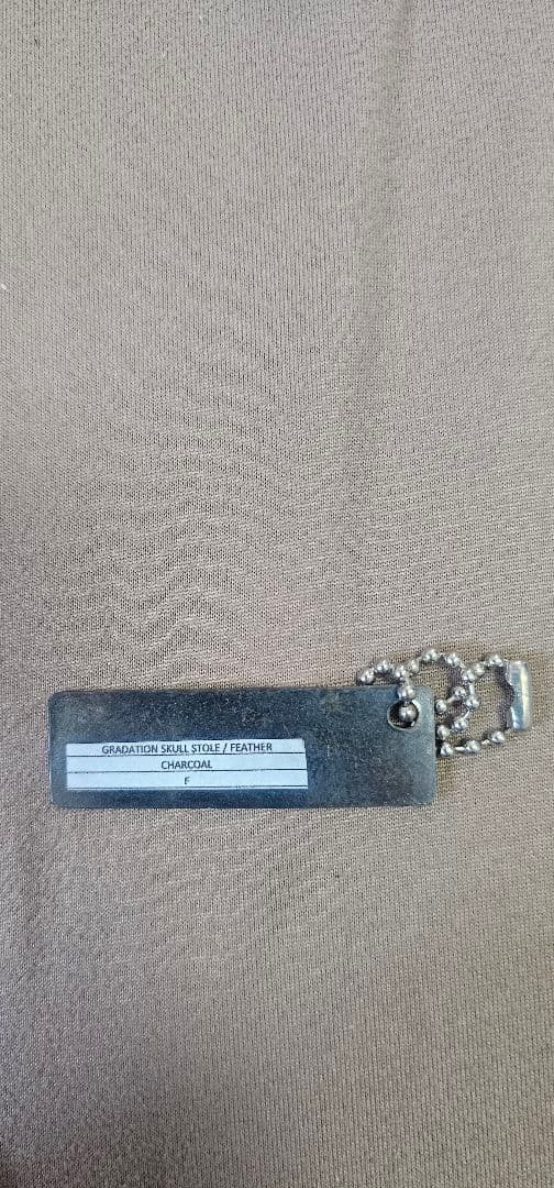 タグ付　kmrii グラデーション ストール マフラー　feather Y2K