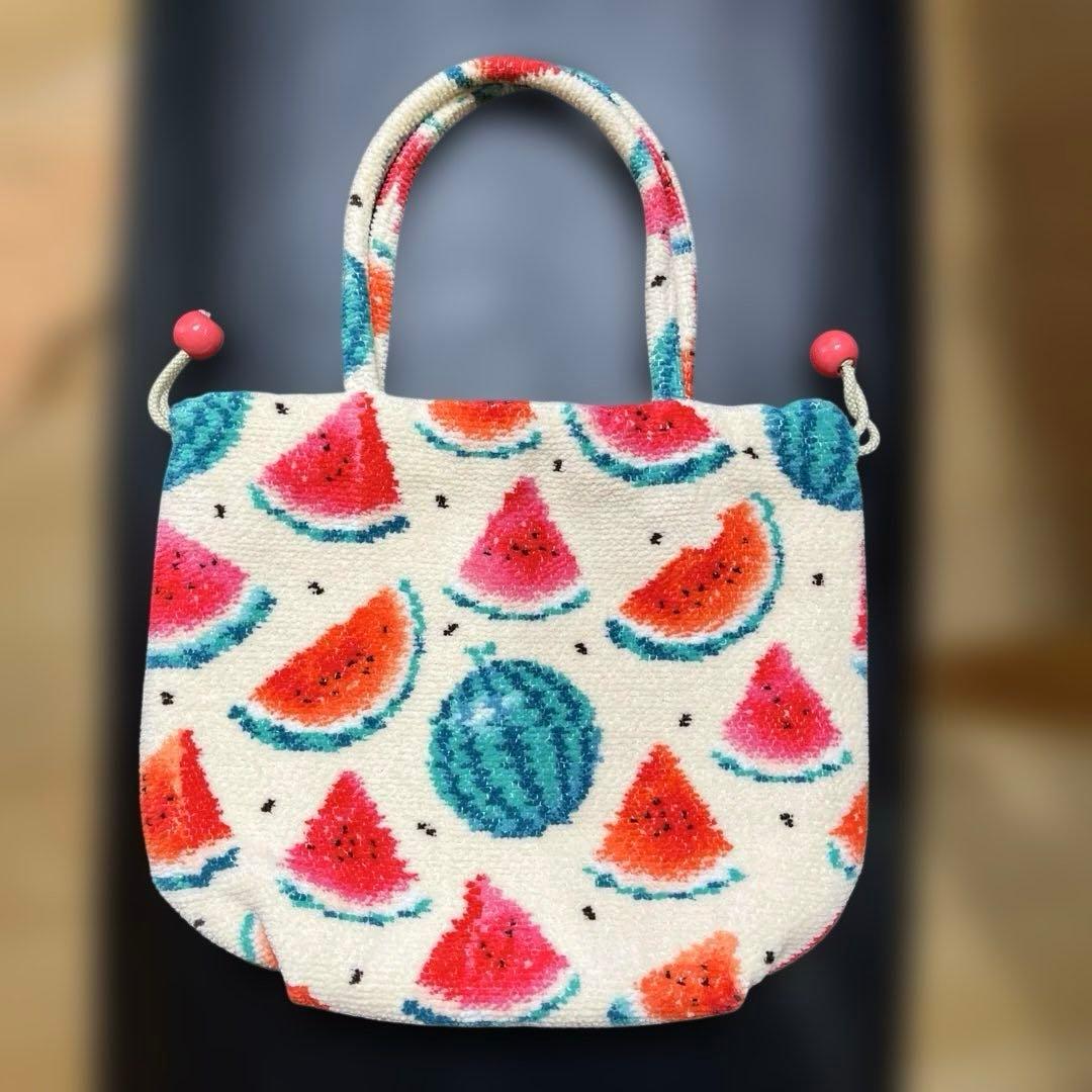 専用　ラブラリーバイフェイラー　スイカドット　巾着バッグ　美品