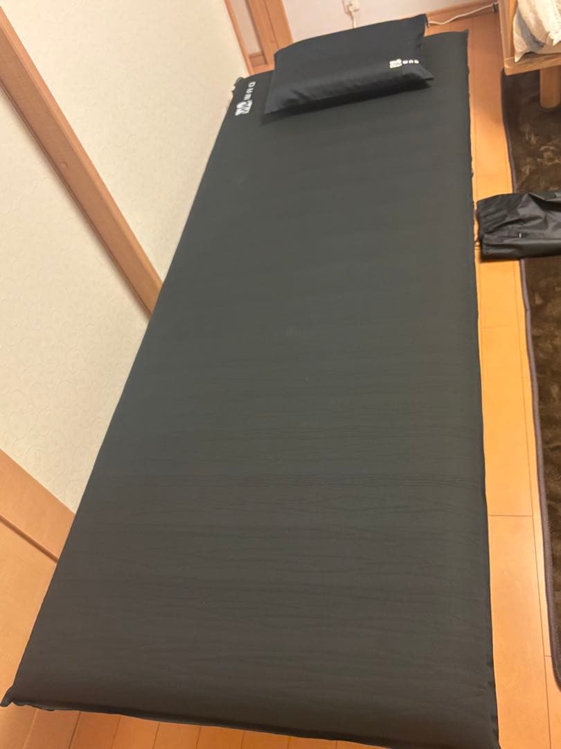 WAQ ワイド仕様のコット、インフレーターマット、ピロー、オーガナイザーの4点