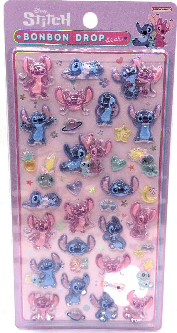 ☆国内正規品☆ディズニーキャラクターボンボンドロップシール／7点セット