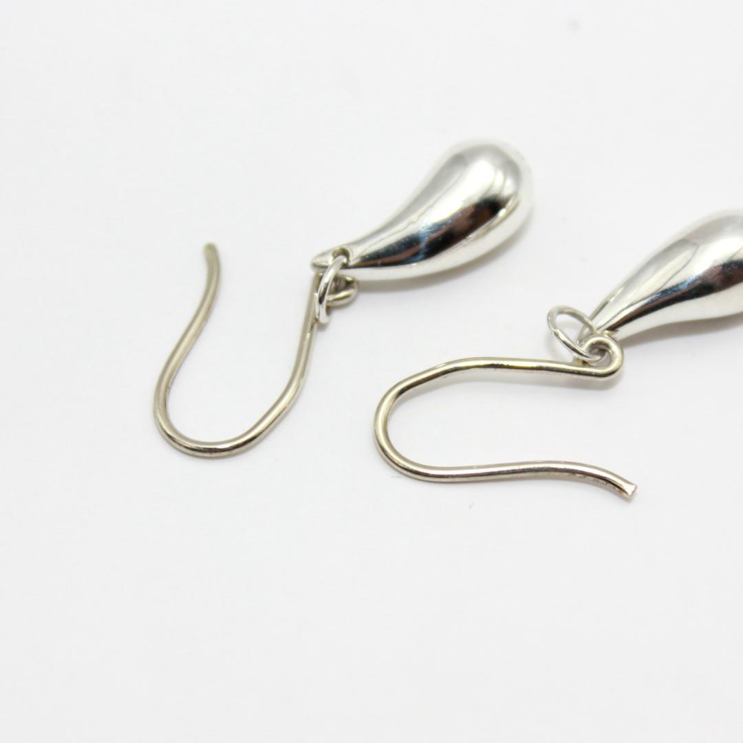 美品 Tiffany&Co. ティファニー ティアドロップ シルバー ピアス