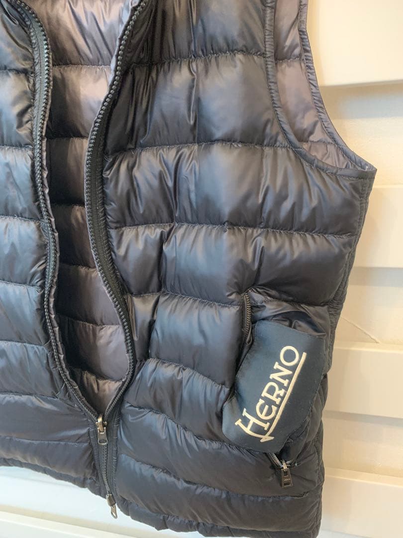 断捨離最終値下げHERNO(ヘルノ) ダウンベスト サイズ48 XL