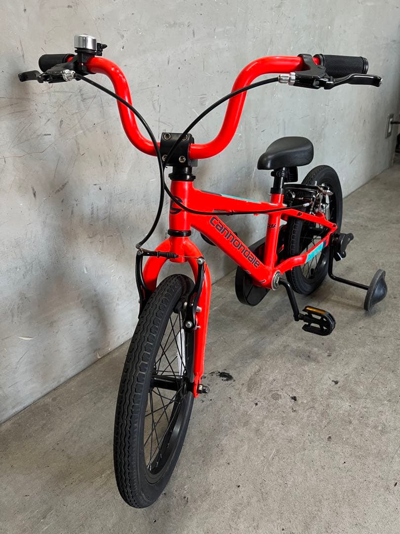 子供用自転車　キャノンデール　TRAIL アルミフレーム　補助輪付