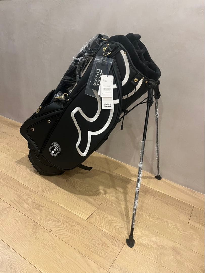 新品未使用 muta MARINE キャディバッグ ブラック ゴルフ