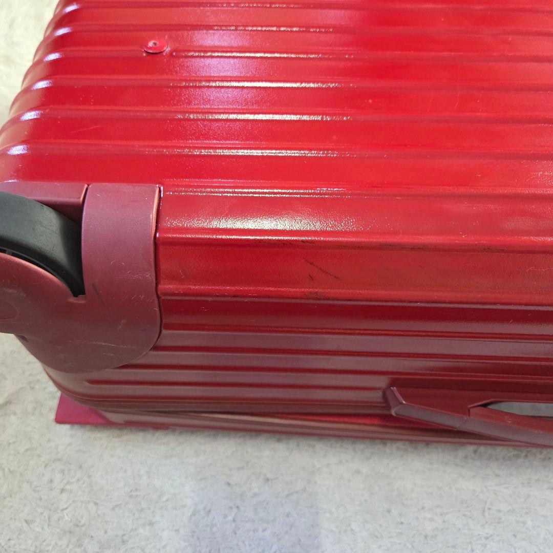 美品 希少 RIMOWA サルサ 63L キャリーケース レッド 855.63
