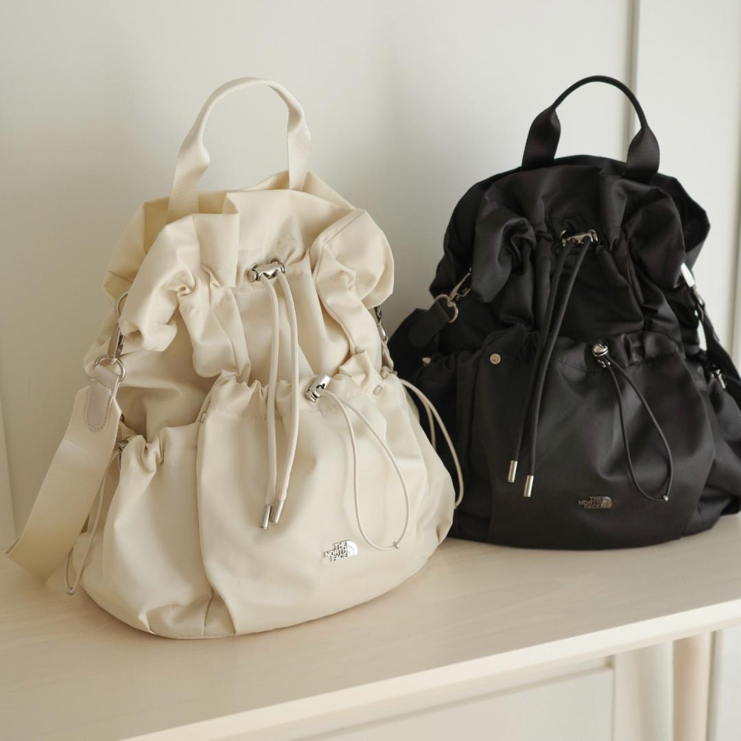 最終値下げ◆韓国限定 ノースフェイス ボニーパックM クリーム すぐ届く