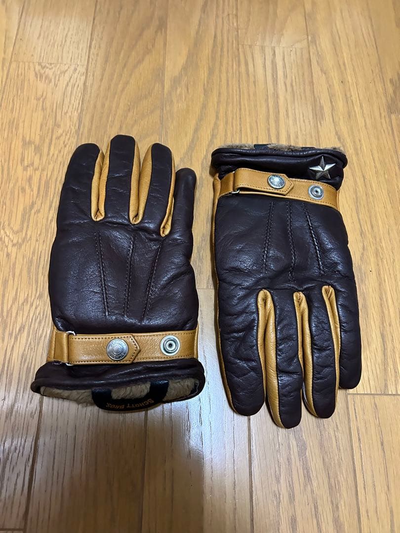 schott社製 本革ライダースグローブ（サイズL）