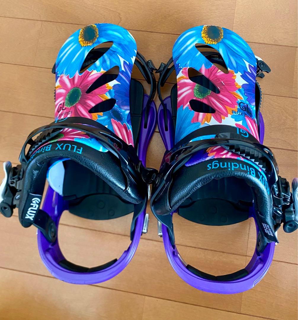 レディースFLUX スノーボードビンディング 花柄　スピード発送