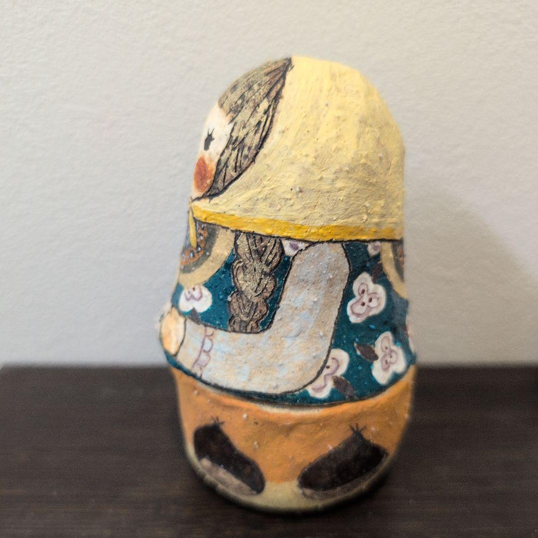 やきものHACCI　やきものはっち　さんマトリョーシカ置物