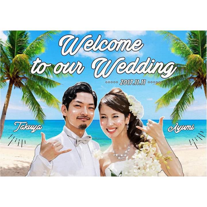 お洒落なウェルカムボードお描きします⭐︎