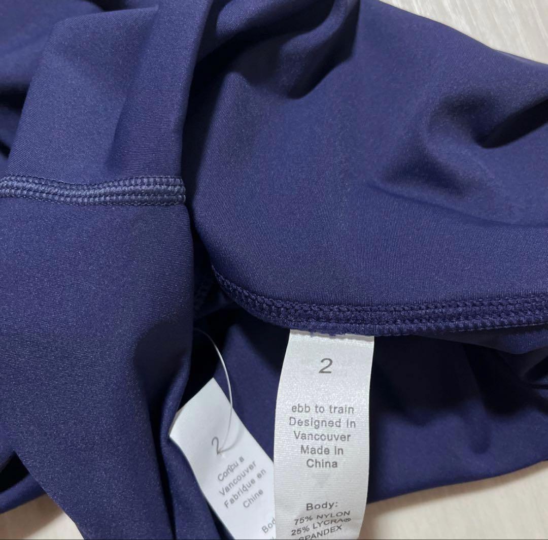 ルルレモン　レギンス　アライン　サイズ2 ネイビー