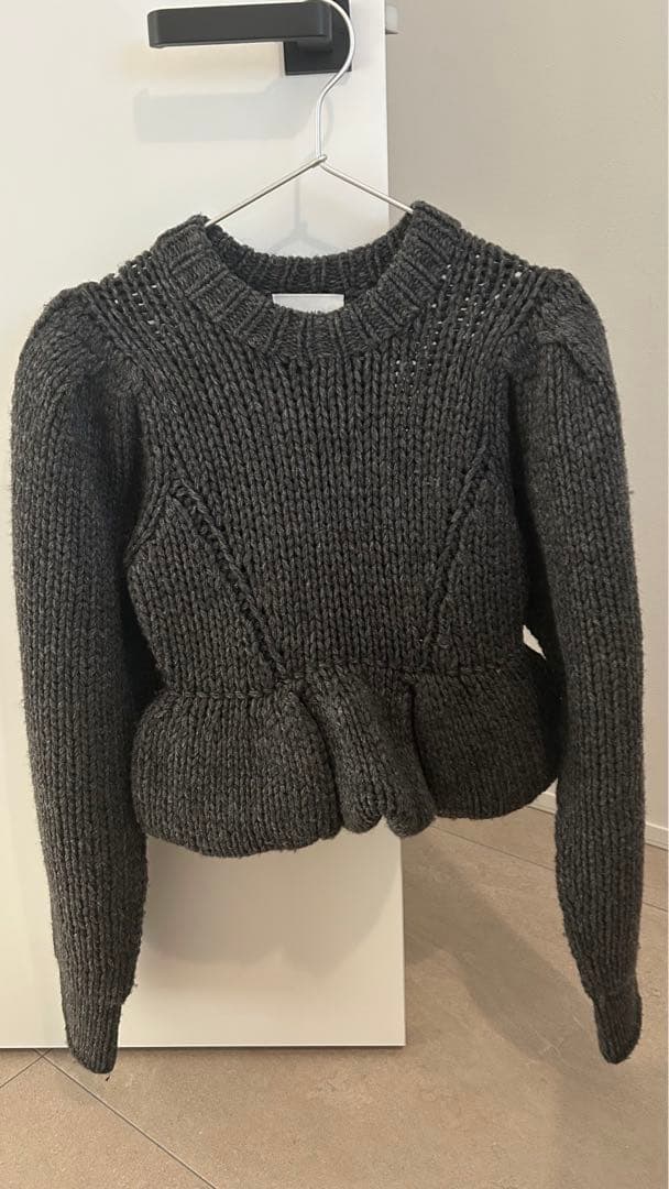 CLANE PEPLUM HAND KNIT TOPS サイズ1