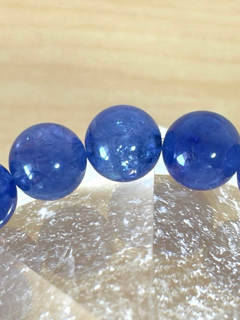 宝石質　タンザナイト　天然石　ブレスレット