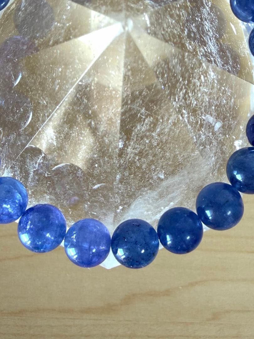 宝石質　タンザナイト　天然石　ブレスレット