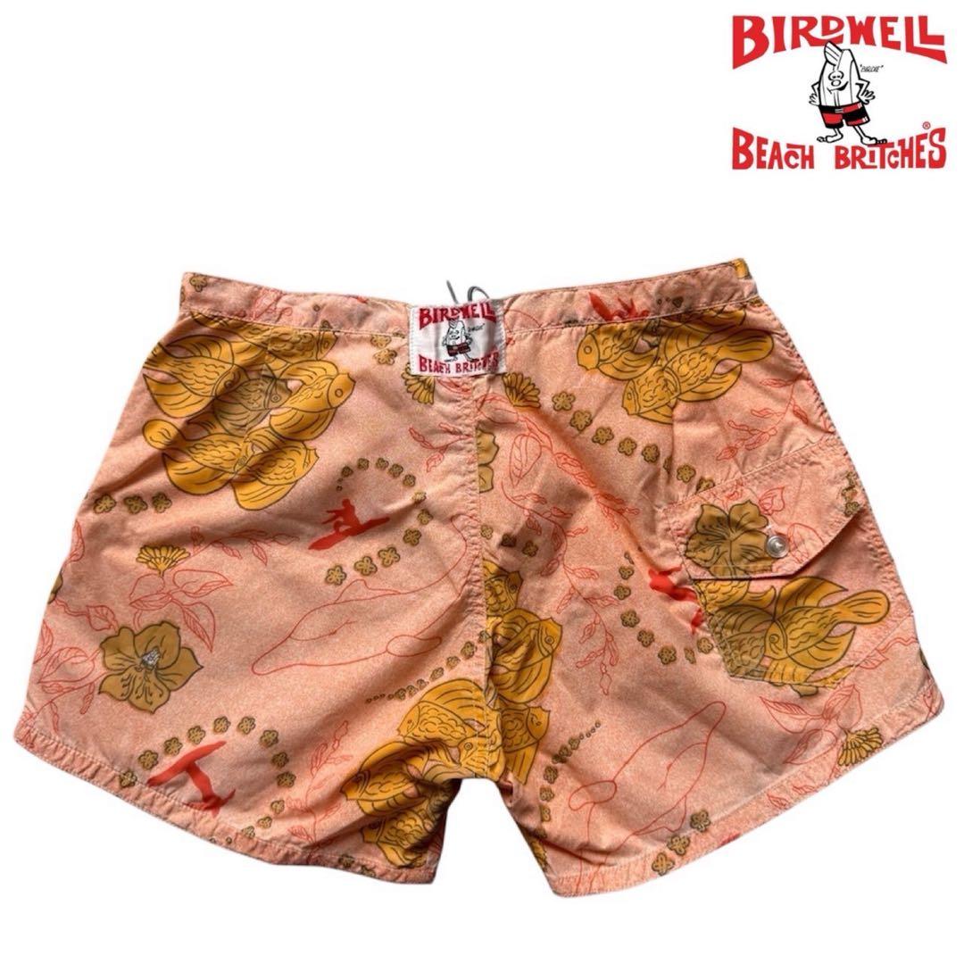 美品！70〜80'sUSA製【バードウェル】ボードショーツ　サーフトランクス