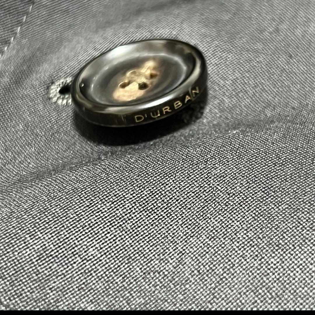 【未使用級】アクアスキュータム　ダーバン　トレンチコート　グレー　L相当