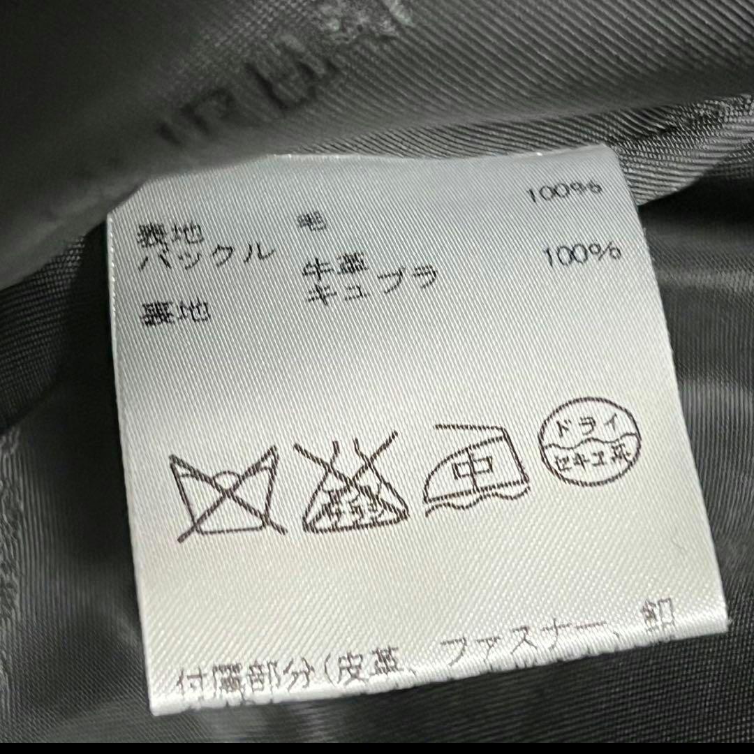 【未使用級】アクアスキュータム　ダーバン　トレンチコート　グレー　L相当