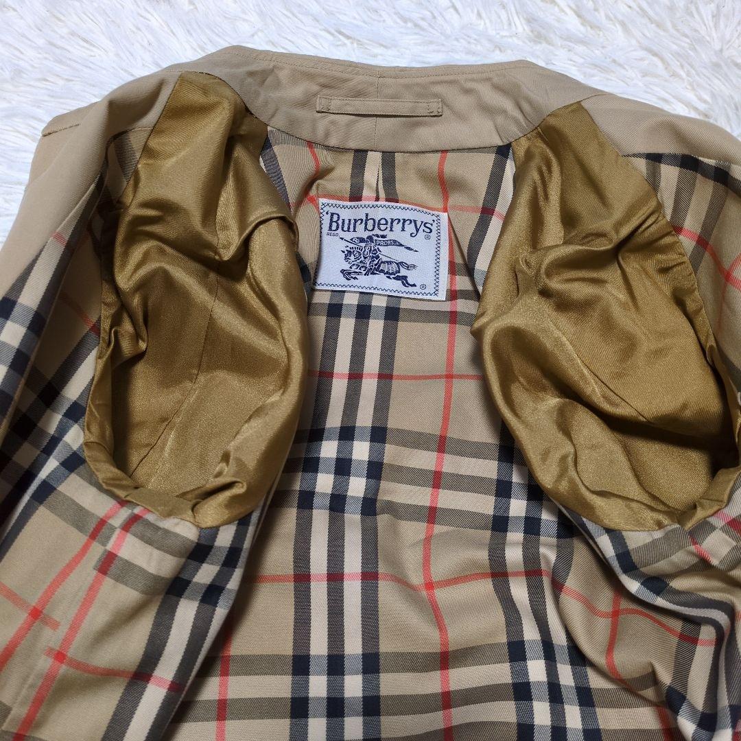 Burberry　ステンカラーコート ノバチェック　ベージュ