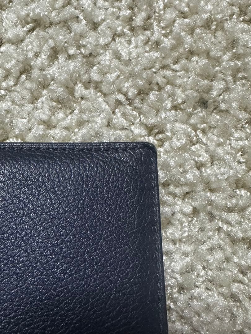 HERMES ネイビー レザー 長財布