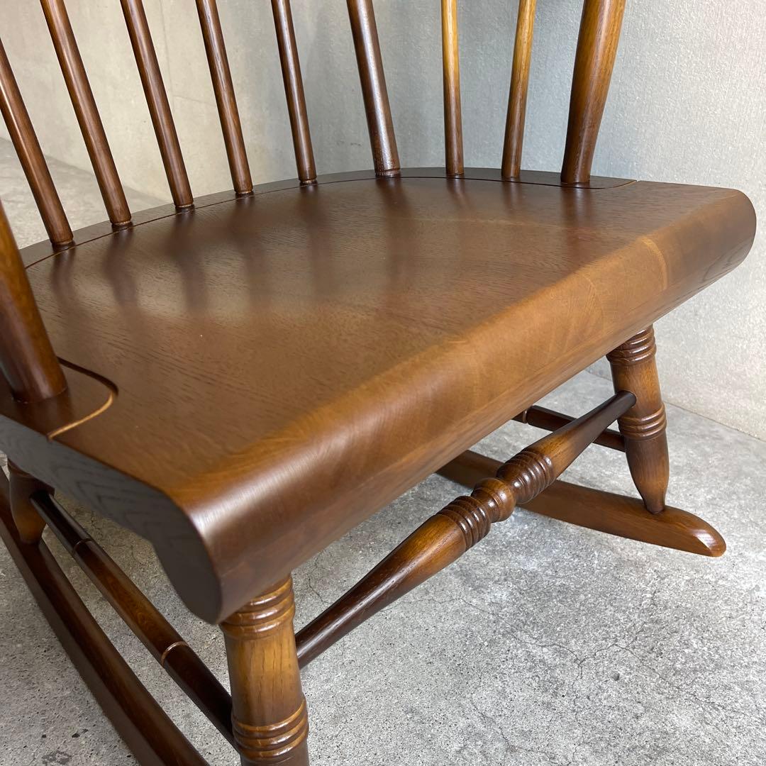 極美品　キツツキ ロッキングチェア 飛騨家具