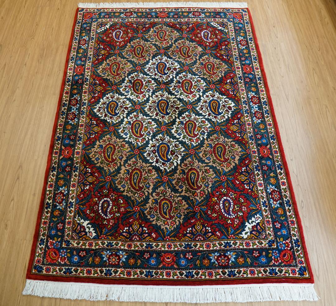 200×130 手織り ペルシャ 絨毯 バクティアリ fine quality