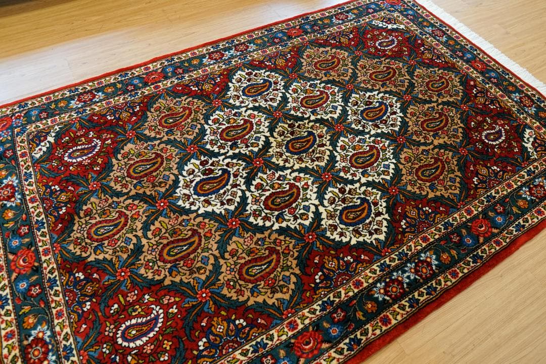 200×130 手織り ペルシャ 絨毯 バクティアリ fine quality