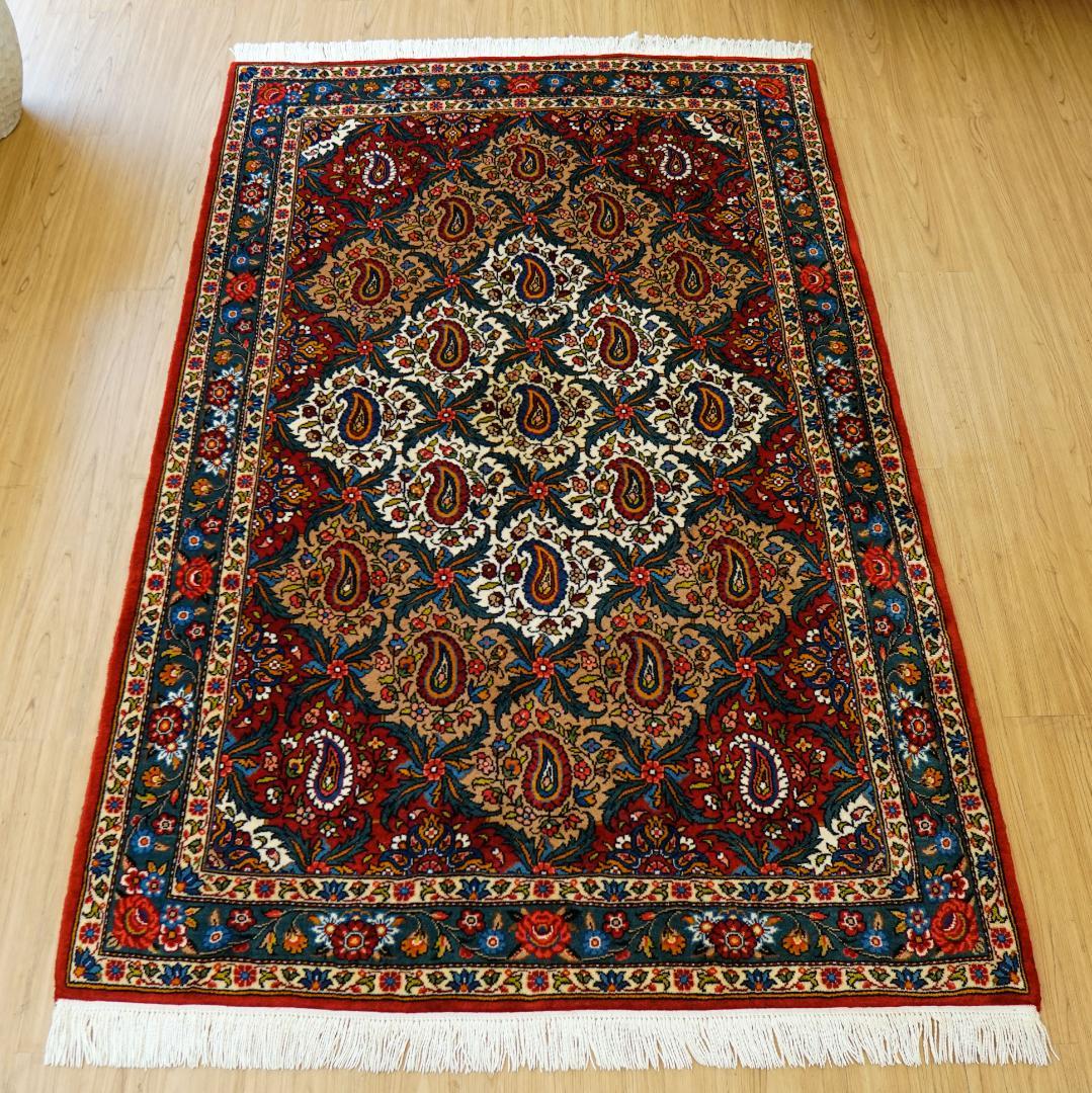 200×130 手織り ペルシャ 絨毯 バクティアリ fine quality