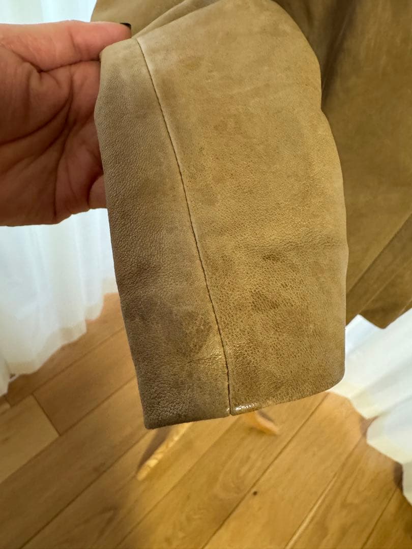 HELMUT LANG ベージュ レザージャケット P