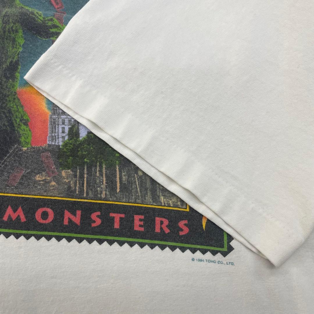 90's GODZILLA SF映画プリントTシャツ XL