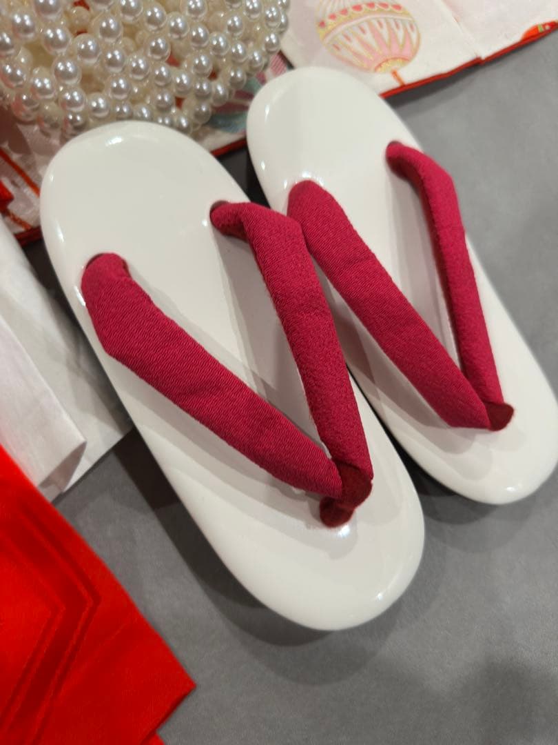 7歳　七五三　正絹　絞り　着物　フルセット