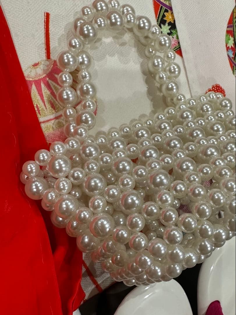 7歳　七五三　正絹　絞り　着物　フルセット