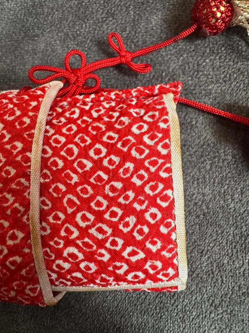 7歳　七五三　正絹　絞り　着物　フルセット