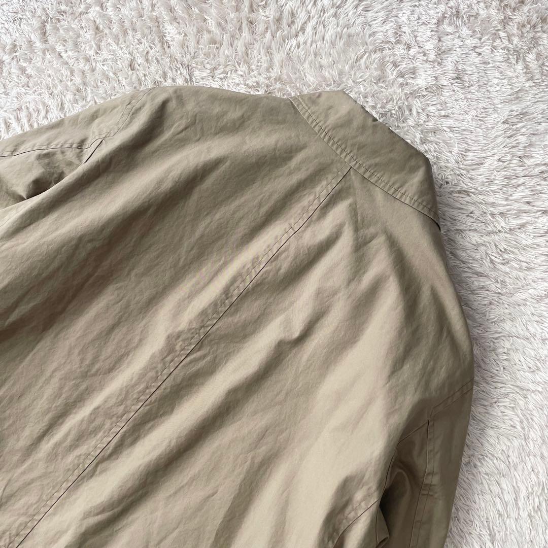 エムエイチエル 美品 MHL ダウンライナー ステンカラーコート L ベージュ