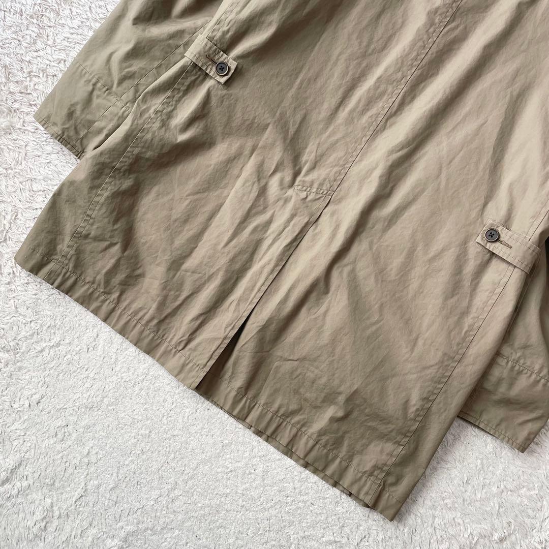 エムエイチエル 美品 MHL ダウンライナー ステンカラーコート L ベージュ