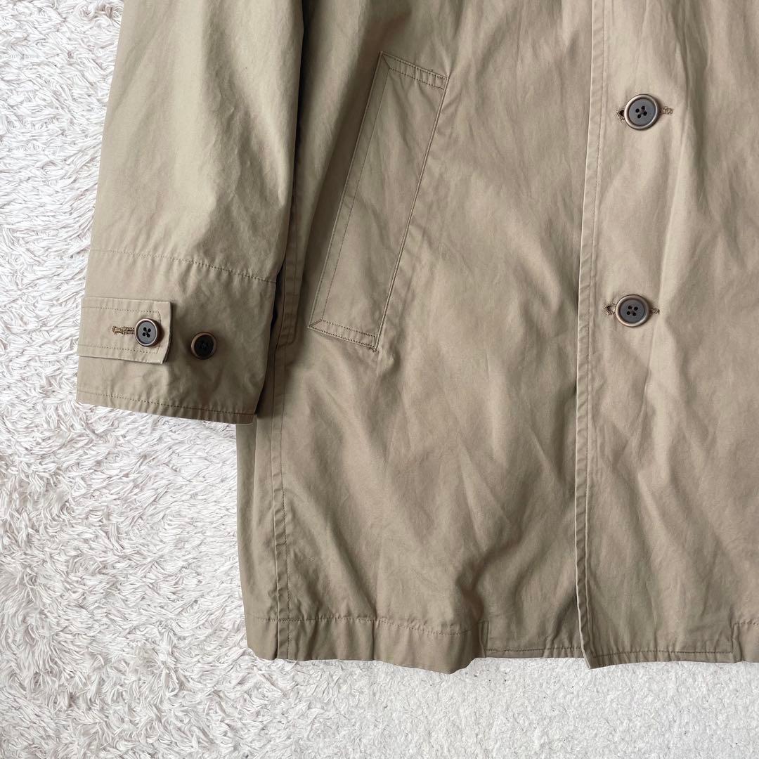 エムエイチエル 美品 MHL ダウンライナー ステンカラーコート L ベージュ