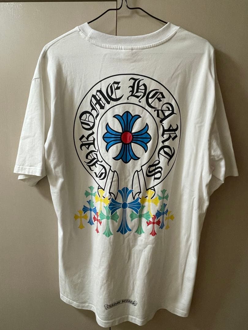 希少正規品CHROME HEARTSマルチカラーTシャツ