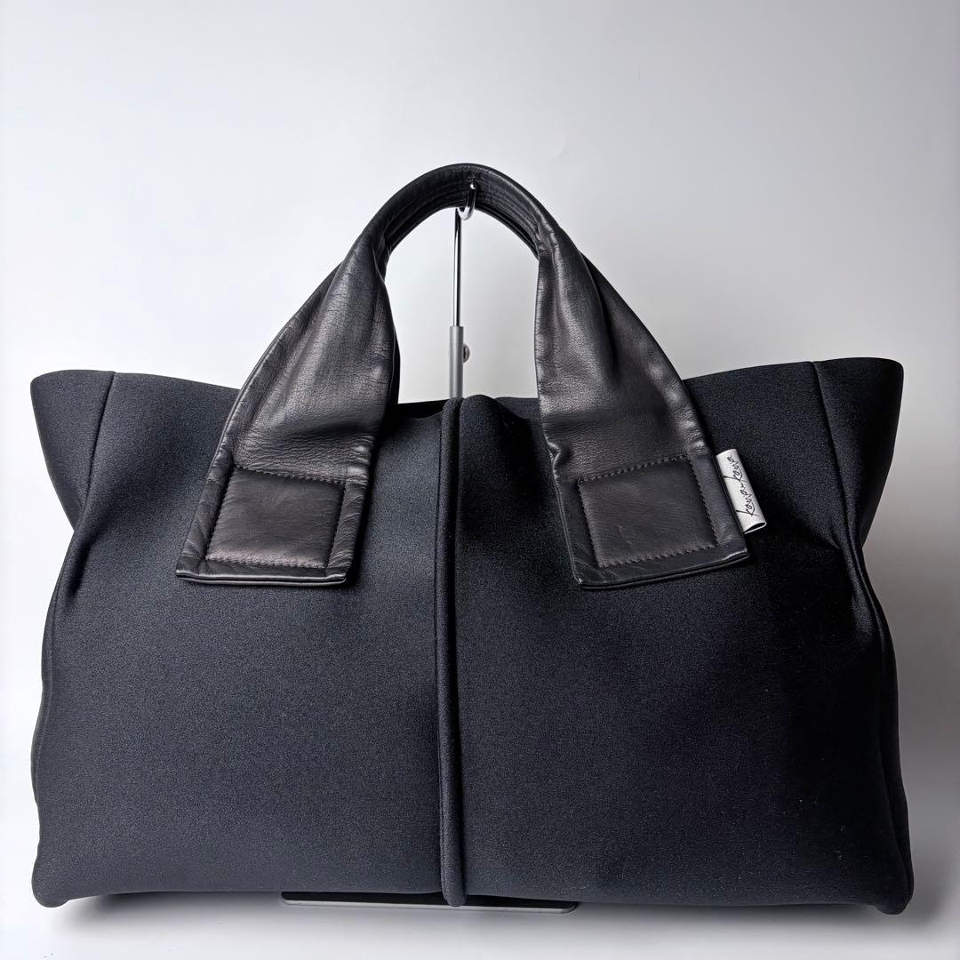 【美品】kawakawaカワカワwetウエットトートバッグMサイズブラック